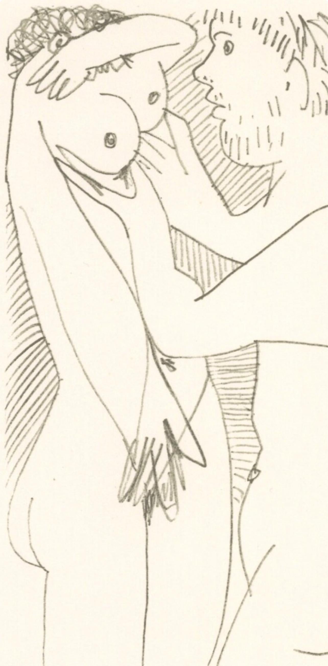 Picasso, Le Goût du Bonheur 52 (Cramer 148; Bloch 2013) (after) - Cubist Print by Pablo Picasso