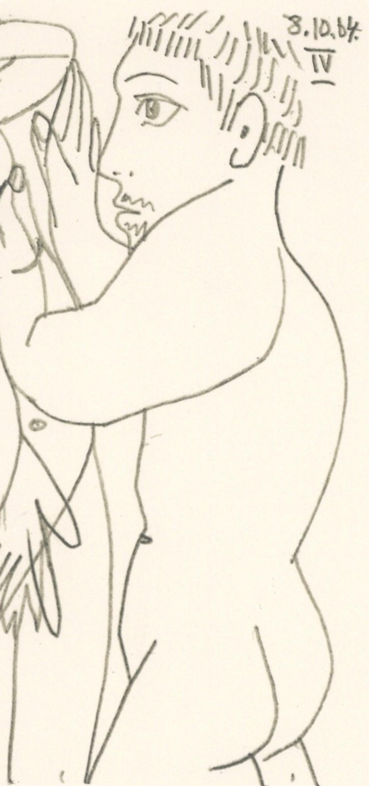 Picasso, Le Goût du Bonheur 53 (Cramer 148; Bloch 2013) (after) - Cubist Print by Pablo Picasso