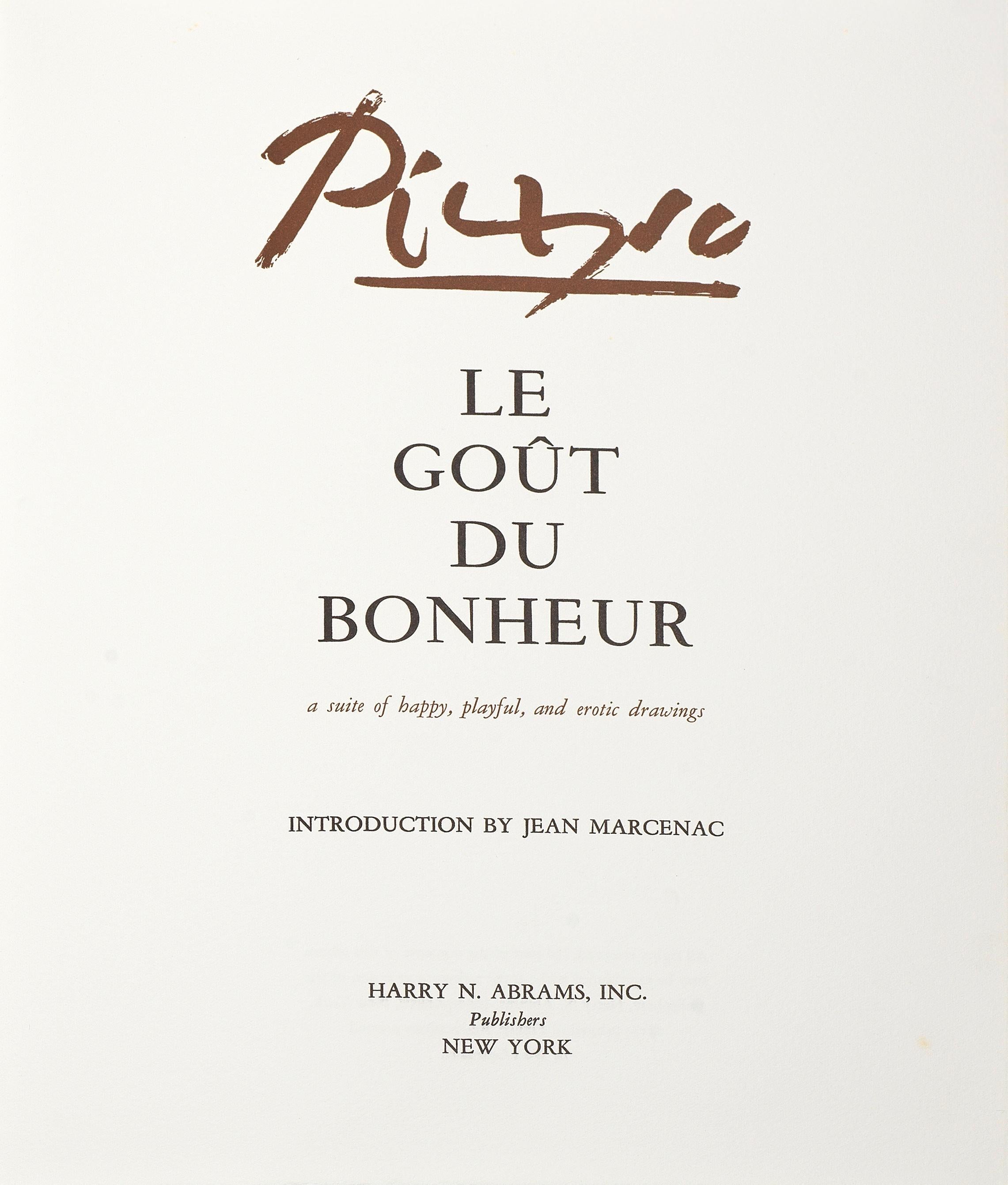 Lithograph and Silkscreen with grease crayon, lithographic tusche, lead pencil, and charcoal on vélin d'Arches paper. Inscription: Unsigned and unnumbered, as issued. Good condition; unframed. Notes: From the folio, Le Goût du Bonheur, 1970.