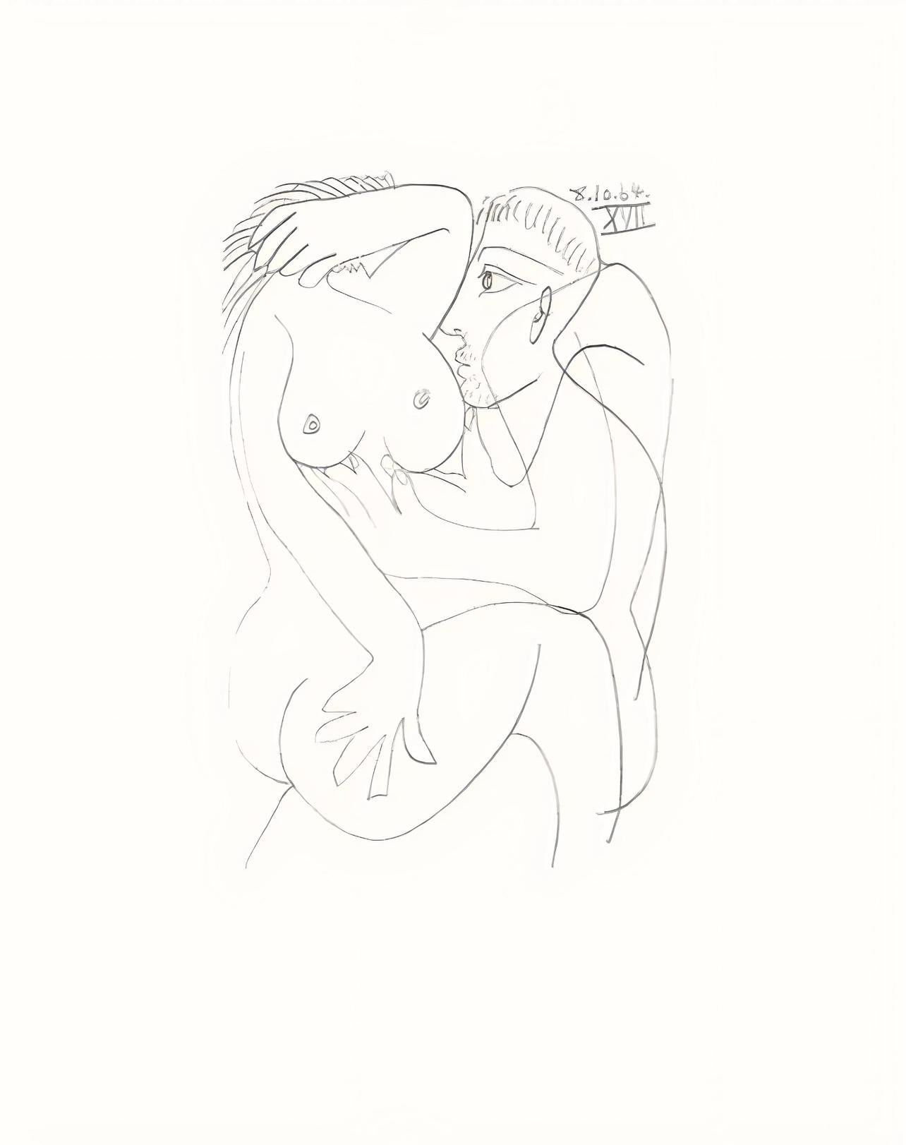 Picasso, Le Goût du Bonheur 66 (Cramer 148 ; Bloch 2013) (d'après) - Print de Pablo Picasso