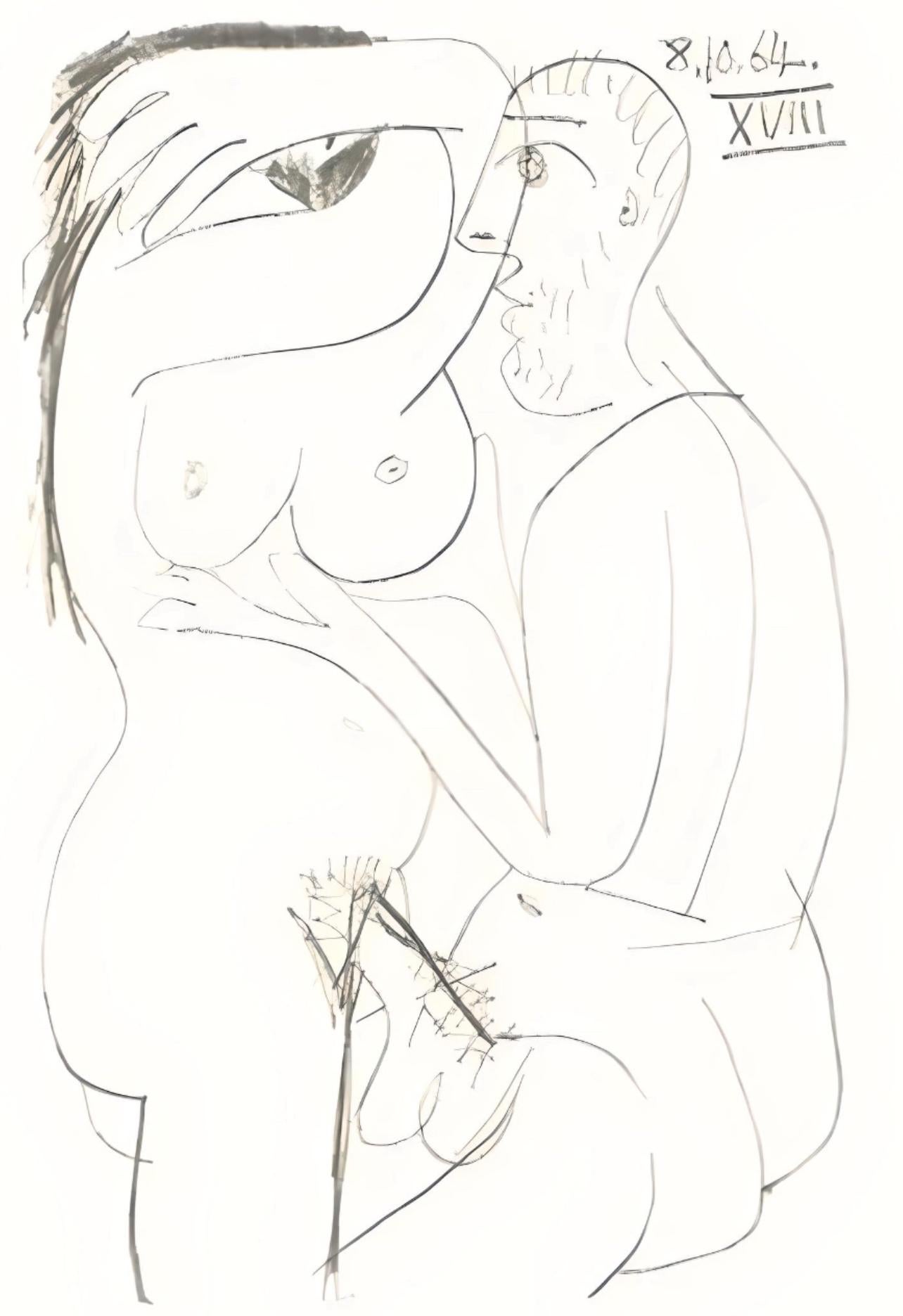 Picasso, Le Goût du Bonheur 67 (Cramer 148; Bloch 2013) (after) - Print by Pablo Picasso
