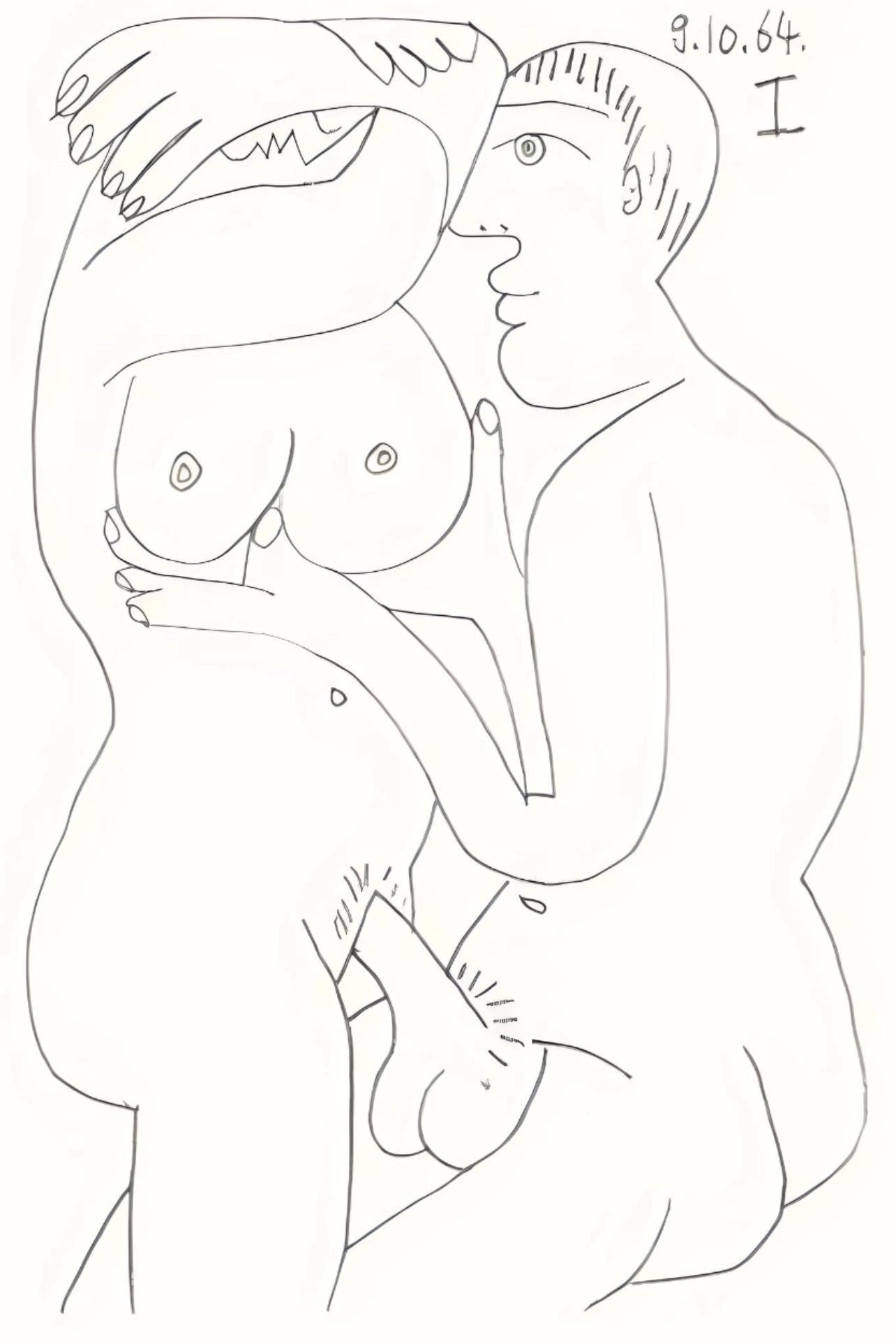 Picasso, Le Goût du Bonheur 68 (Cramer 148 ; Bloch 2013) (d'après) - Print de Pablo Picasso