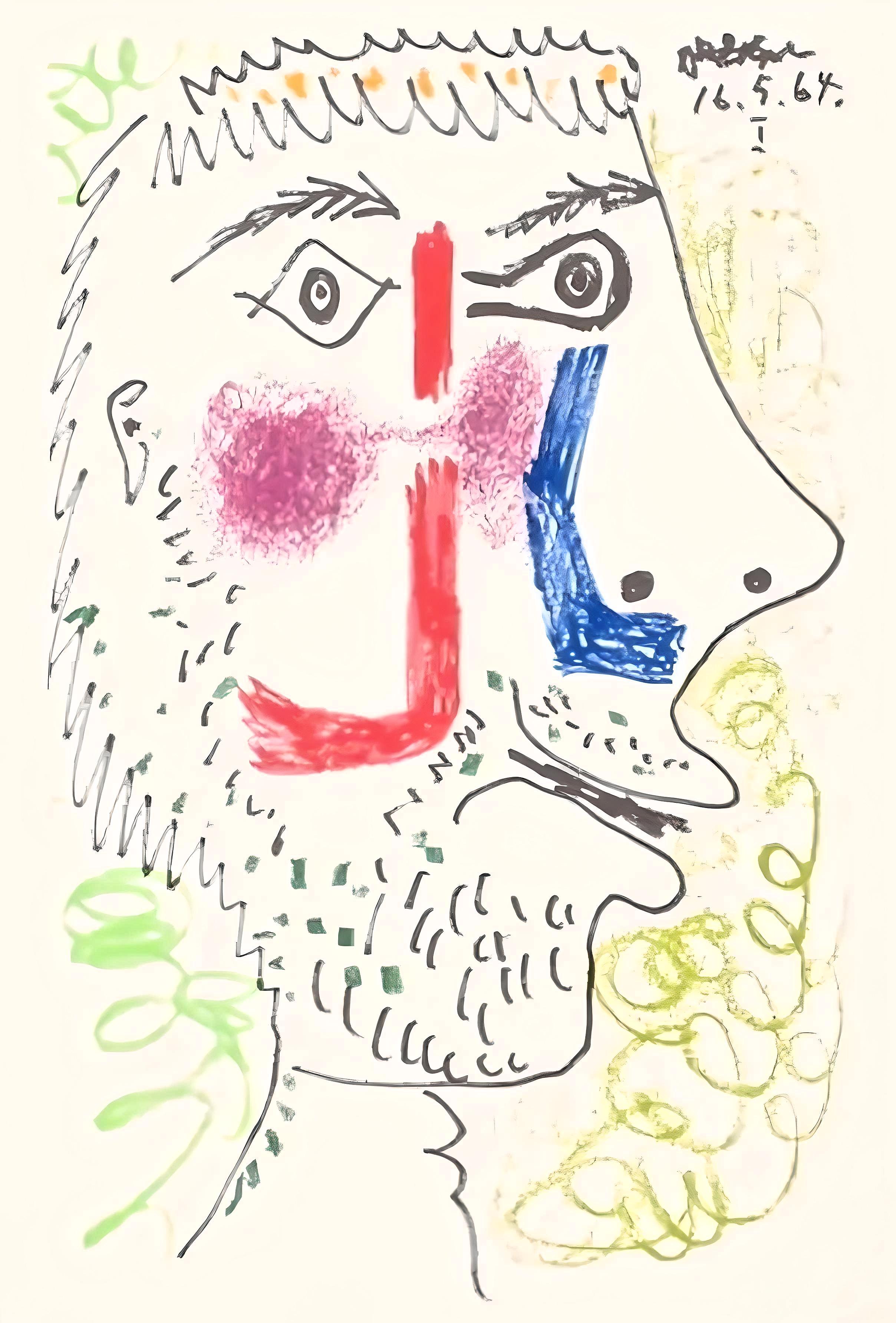 Pablo Picasso Landscape Print – Picasso, Le Goût du Bonheur 8 (Cramer 148; Bloch 2013) (nach)