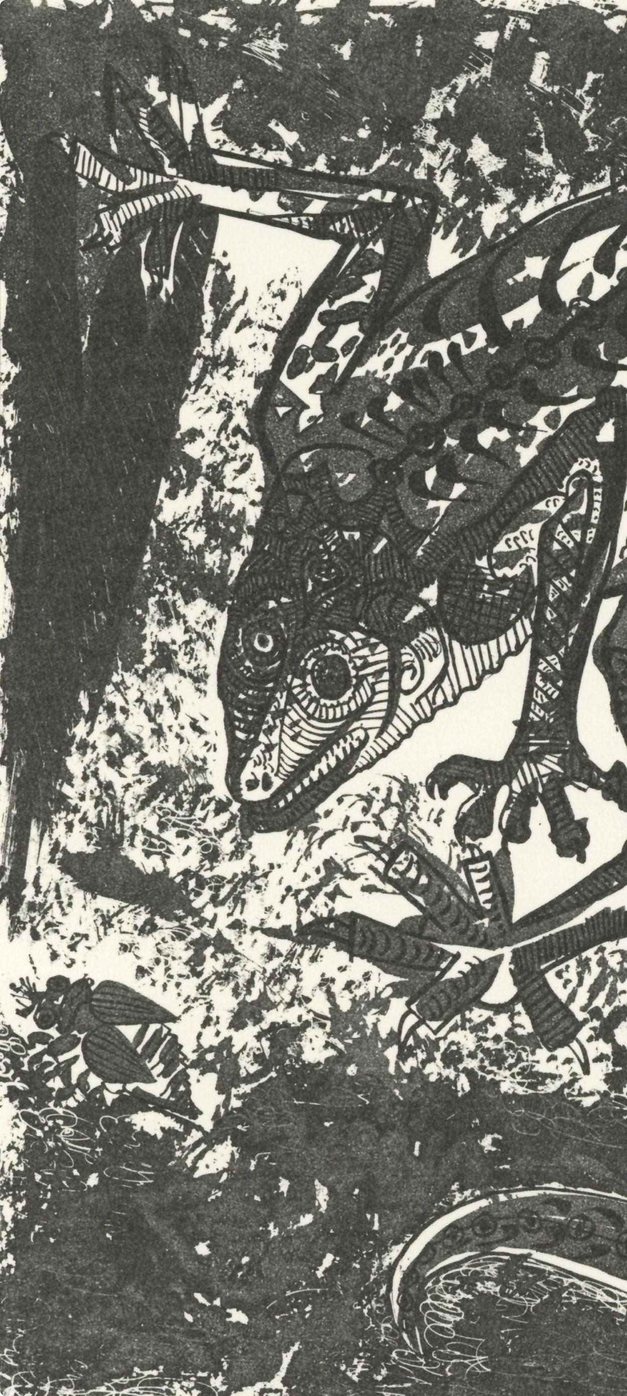 Picasso, Le Lézard, Histoire naturelle (nach) – Print von Pablo Picasso