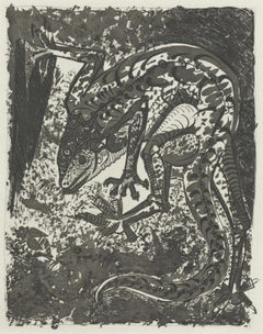 Vintage Picasso, Le Lézard, Histoire naturelle (after)