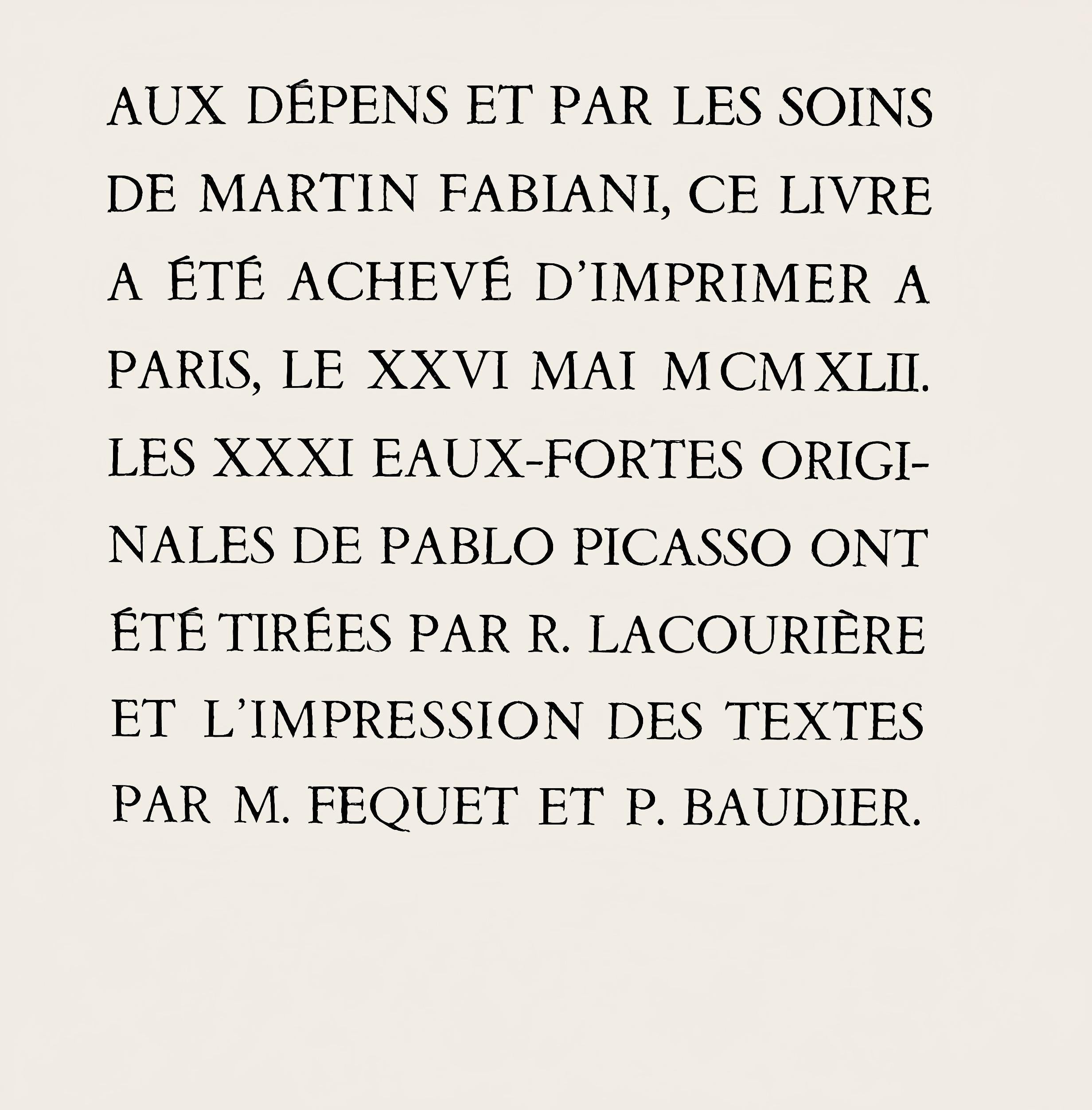 Picasso, Le Loup, Histoire naturelle (nach) im Angebot 3