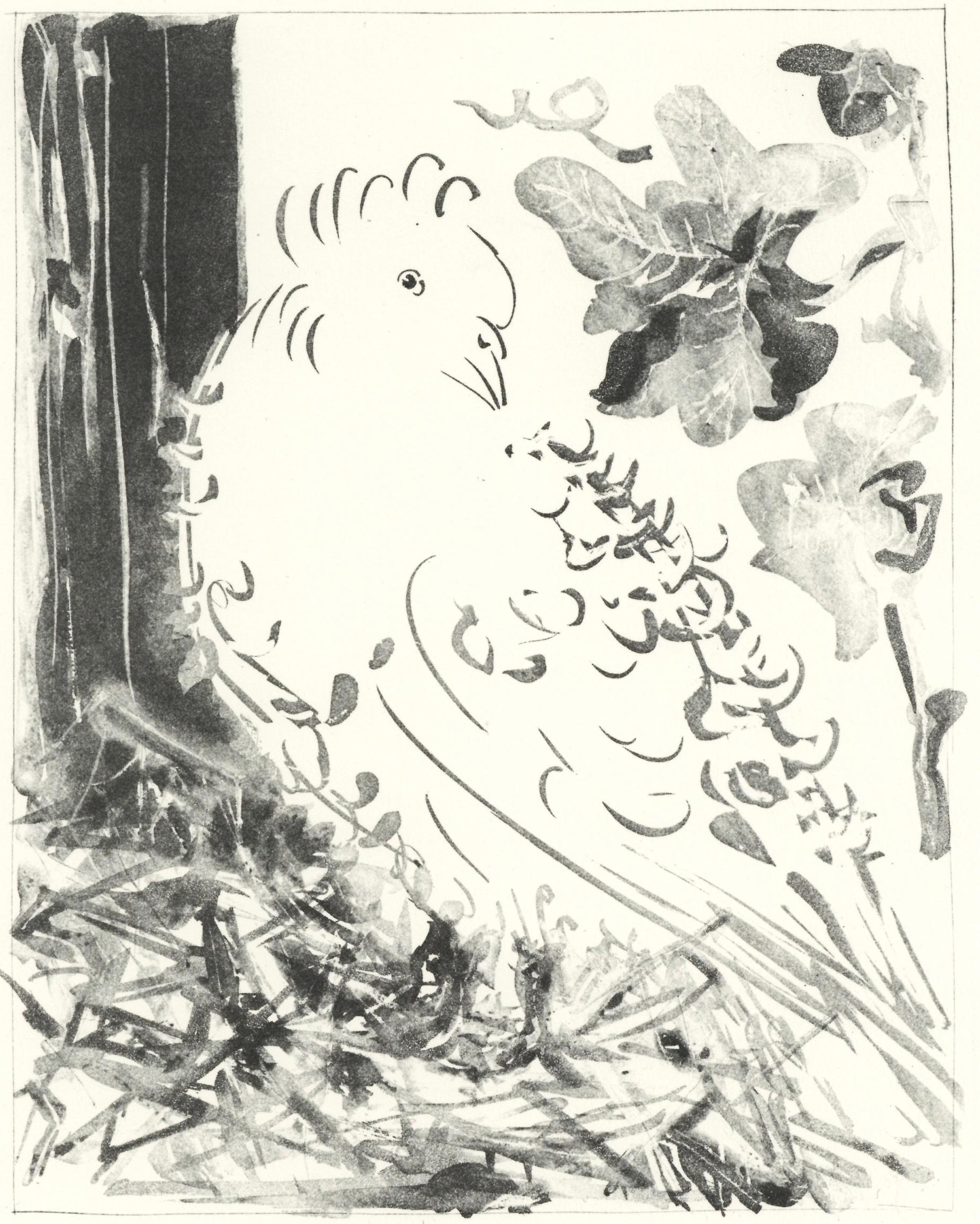 Landscape Print de Pablo Picasso - Picasso, La paloma, Historia natural (después)