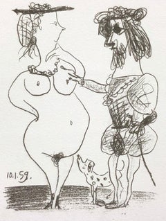 Picasso, Le seigneur et la Dame, Souvenirs et portraits d'artistes (nach)