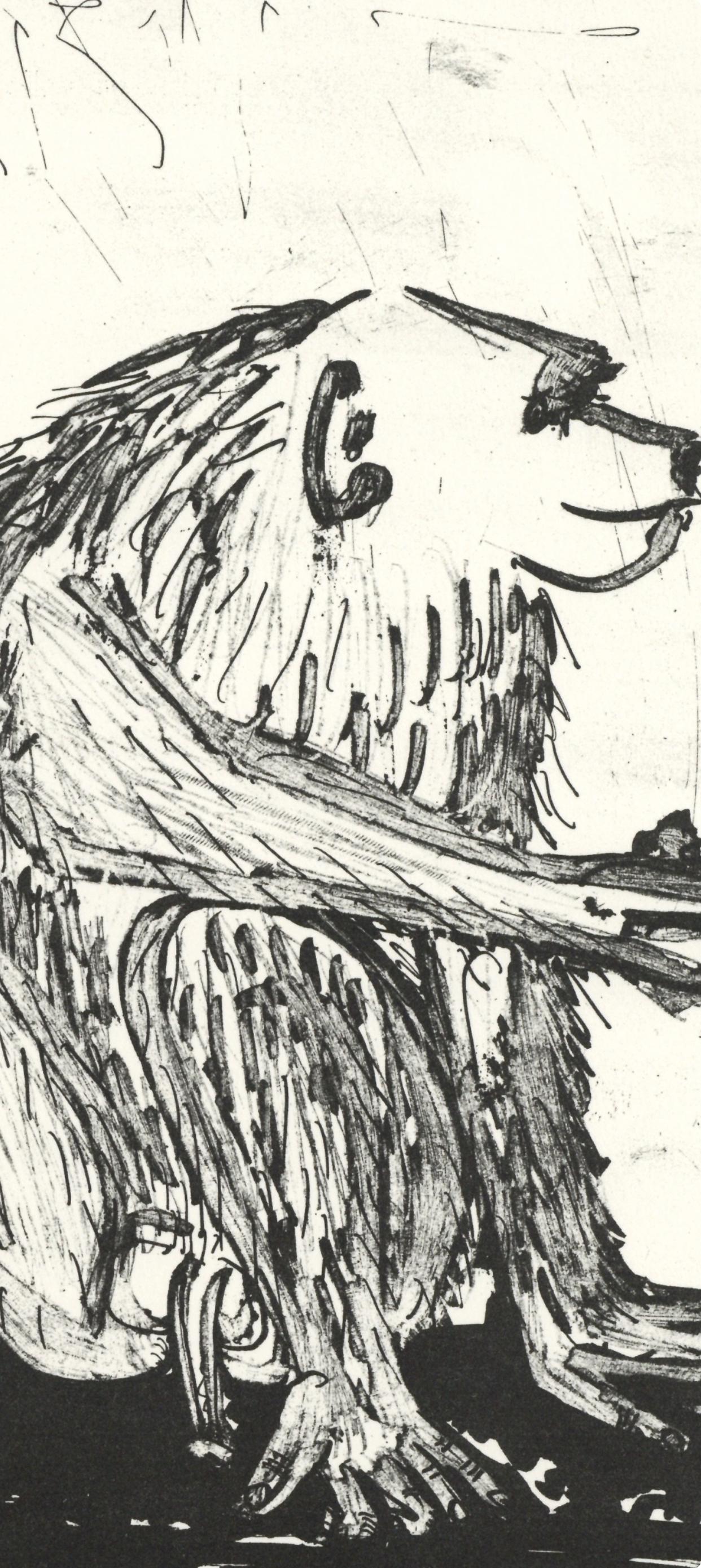 Picasso, Le Singe, Histoire naturelle (dopo) - Print Cubismo di Pablo Picasso