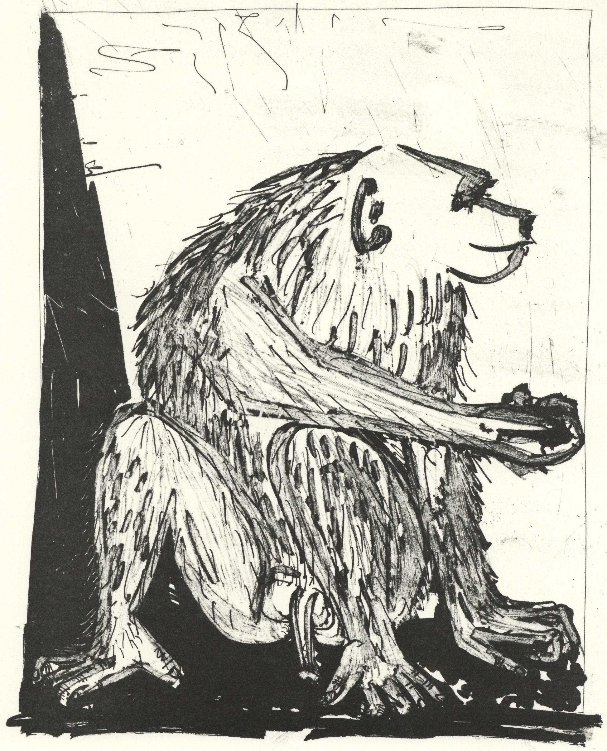 Landscape Print di Pablo Picasso - Picasso, Le Singe, Histoire naturelle (dopo)