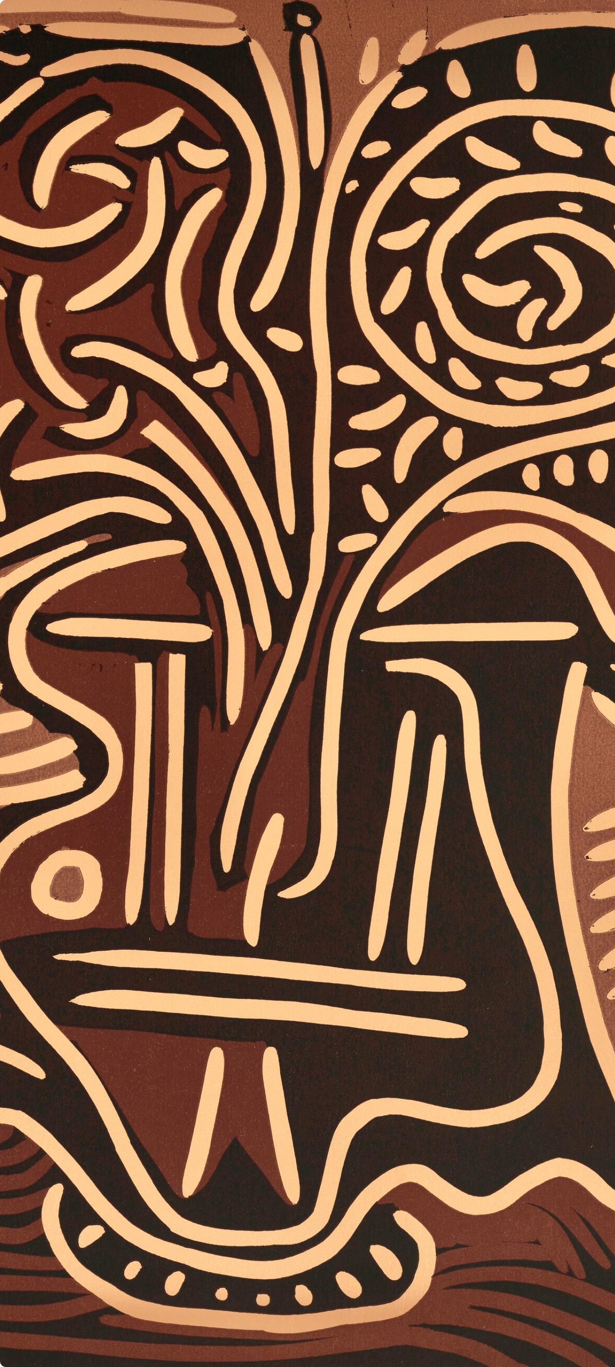 Picasso, Le vase de fleurs (Orozco 214), Grabados al linóleo (after) - Print by Pablo Picasso