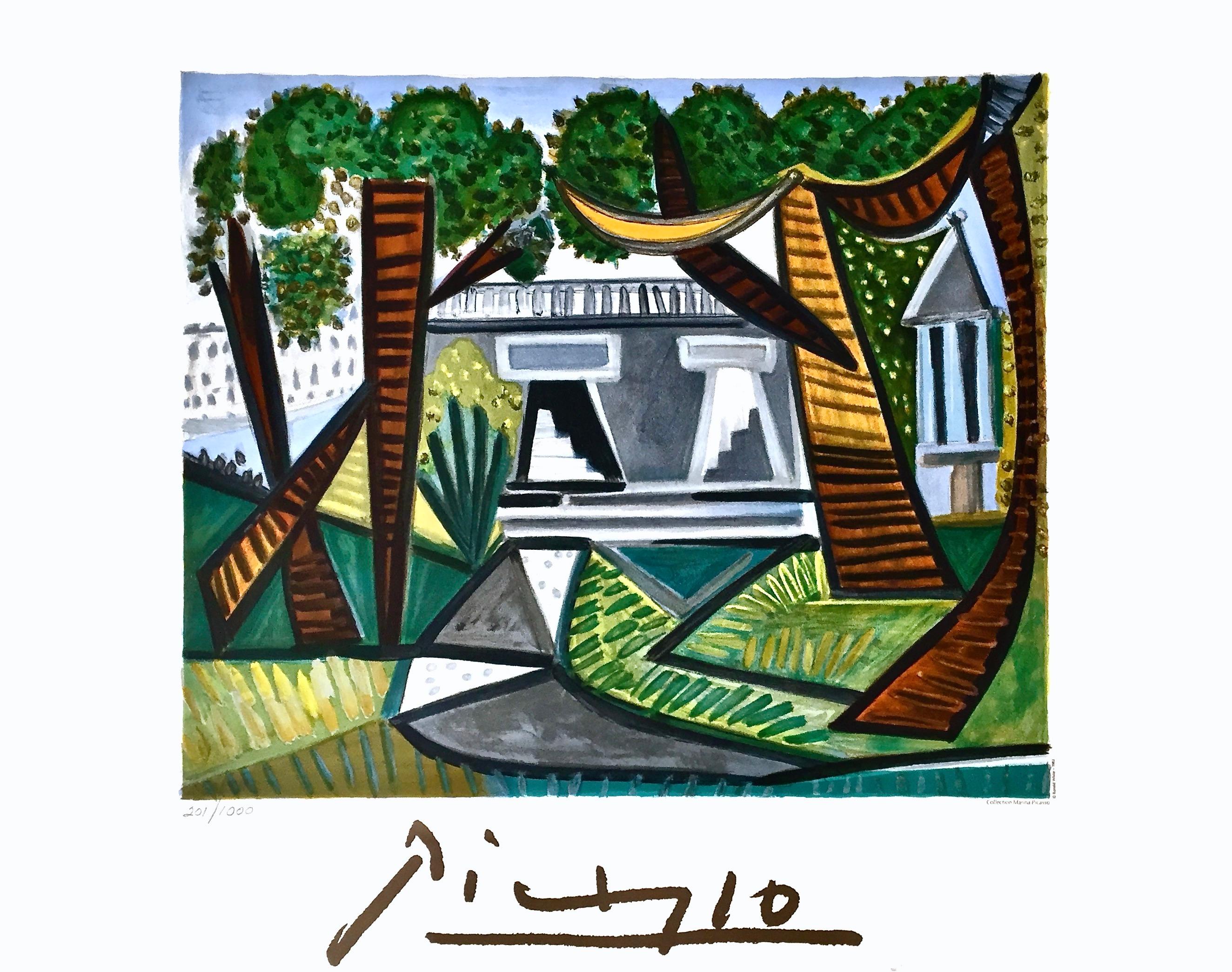 Pablo Picasso Figurative Print – Picasso, Le vert Galant (nach)