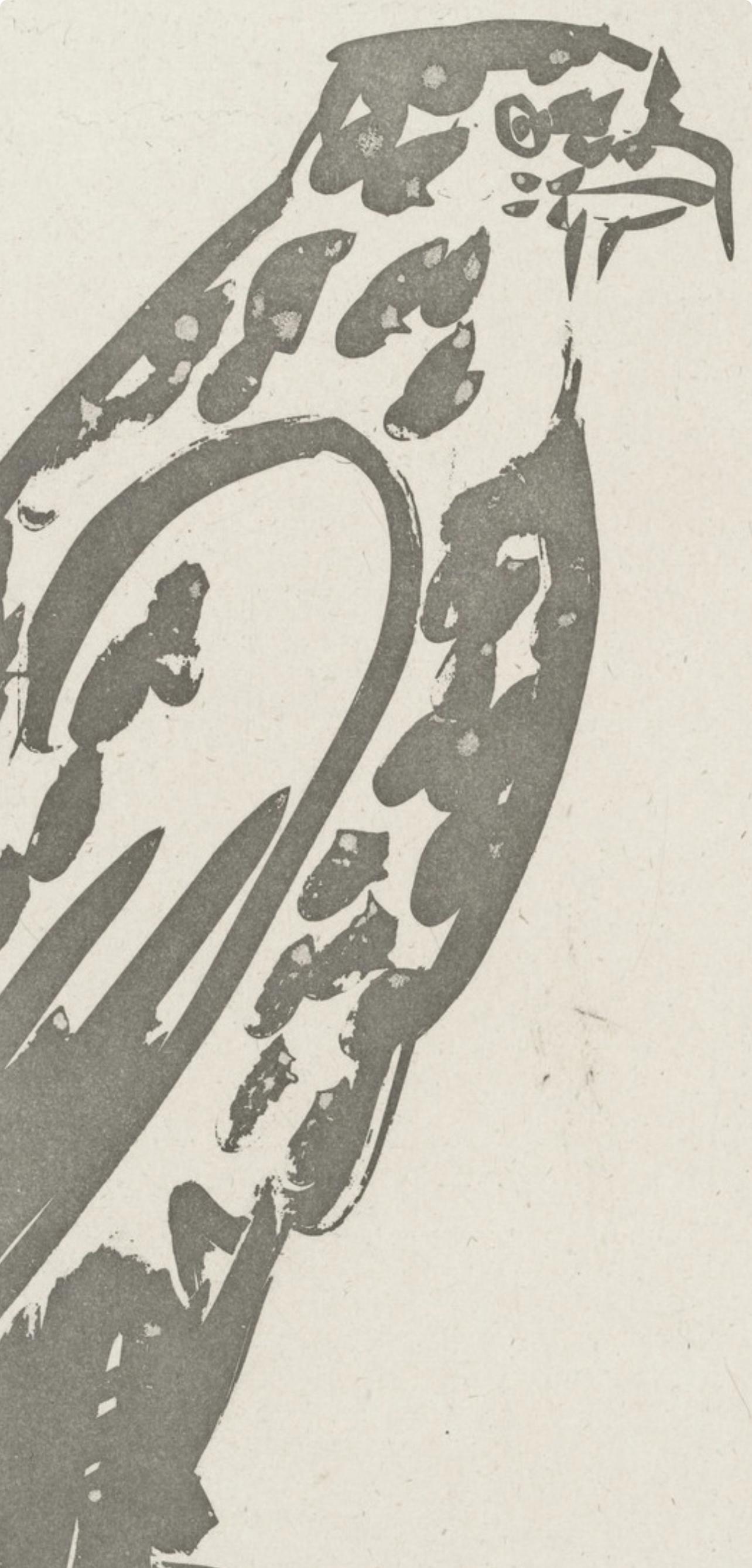 Picasso, L'Épervier, Histoire naturelle (after) - Beige Animal Print by Pablo Picasso