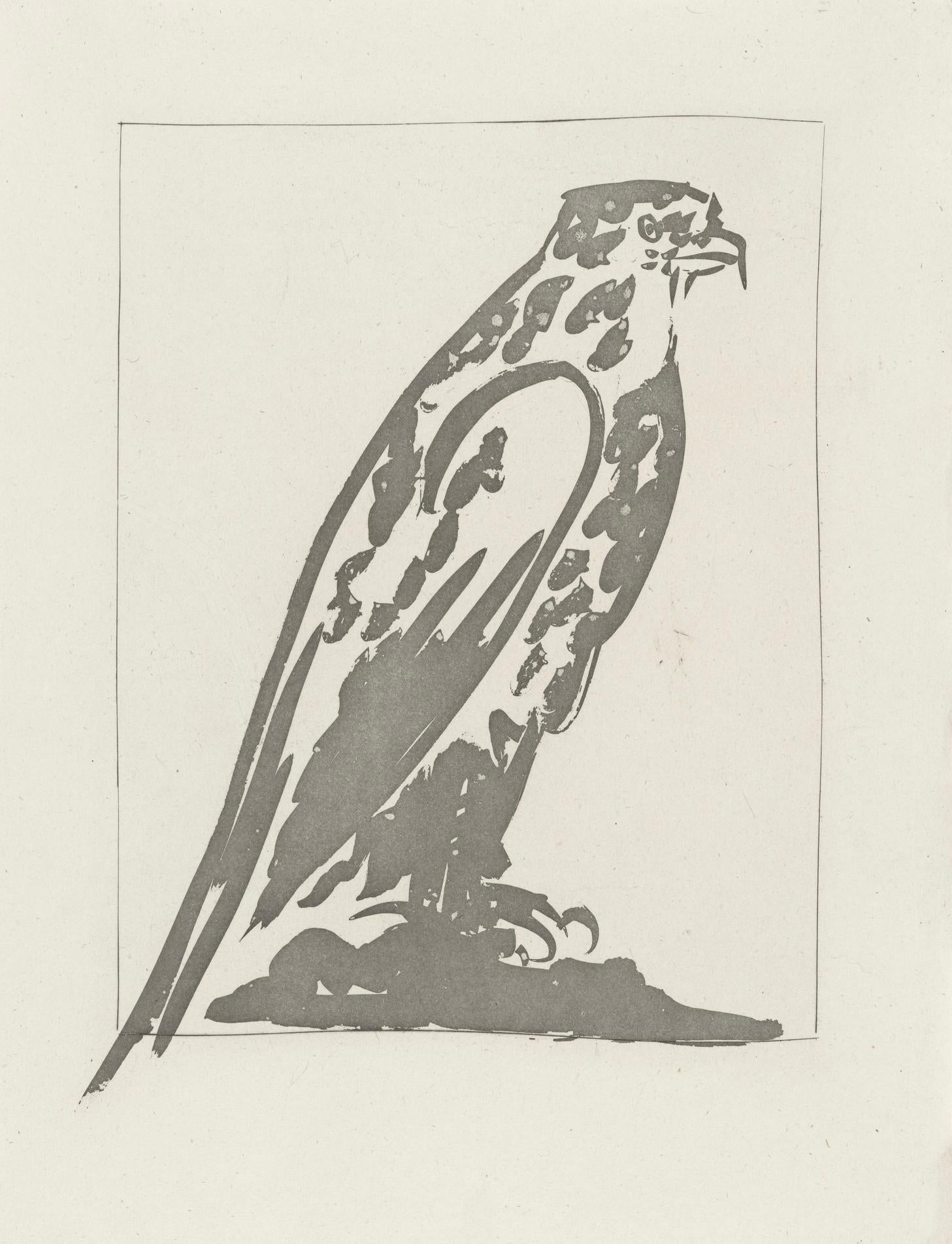Lithograph on papier bouffant des Papeteries de Casteljoux paper. Unsigned and unnumbered, as issued. Good condition. Notes: From the folio, Eaux-fortes originale pour des textes de Buffon (Histoire naturelle), 1970. Published by Martin Fabiani,