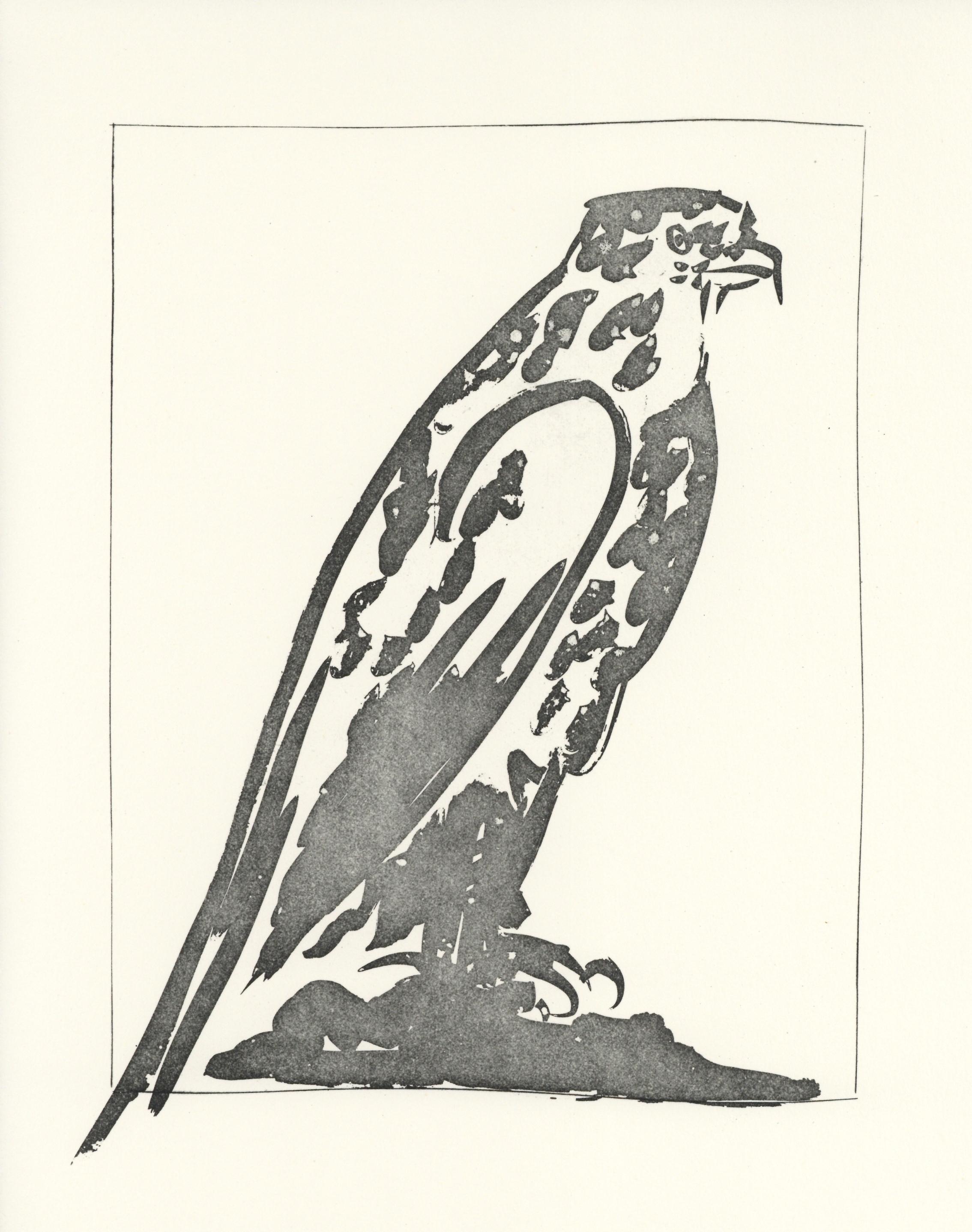 Lithographie sur papier bouffant des Papeteries de Casteljoux. Non signé et non numéroté, tel que publié. Bon état. Notes : D'après l'in-folio, Eaux-fortes originales pour des textes de Buffon (Histoire naturelle), 1970. Publié par Martin Fabiani,