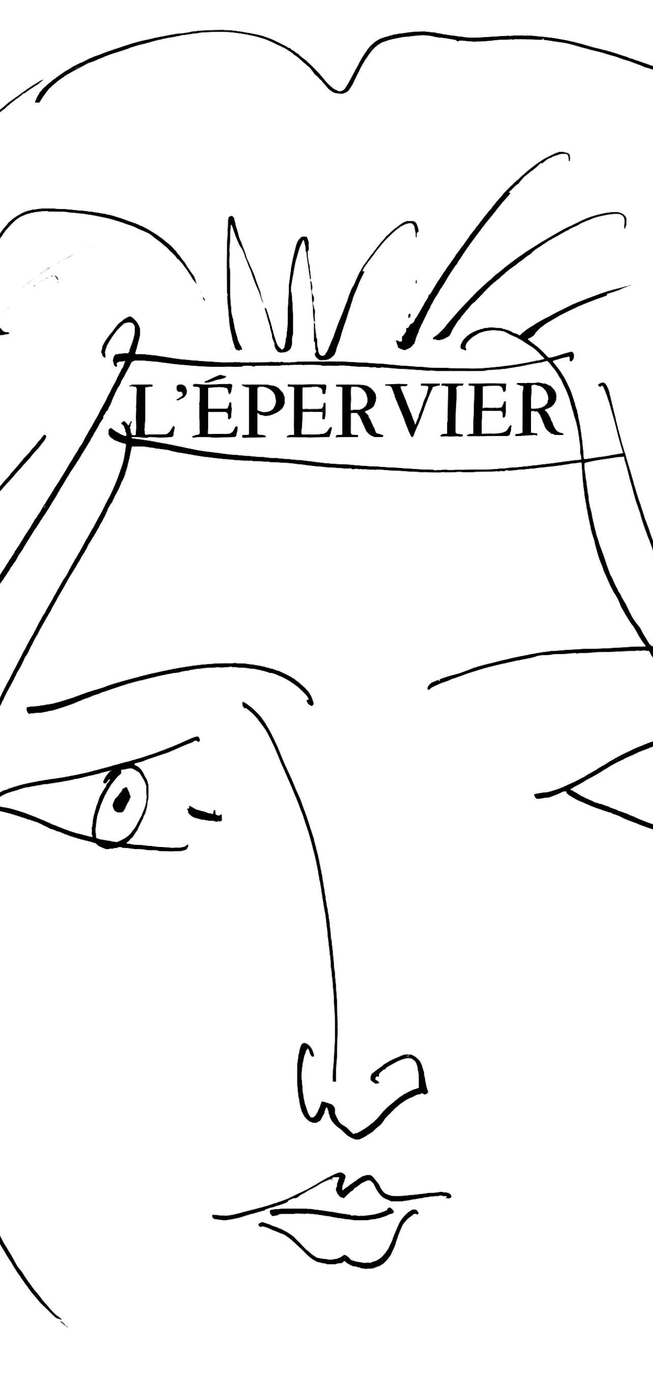 Picasso, L'épervier, visage de femme (Cramer 84 ; Johnson/Stein 77) (d'après) - Print de Pablo Picasso
