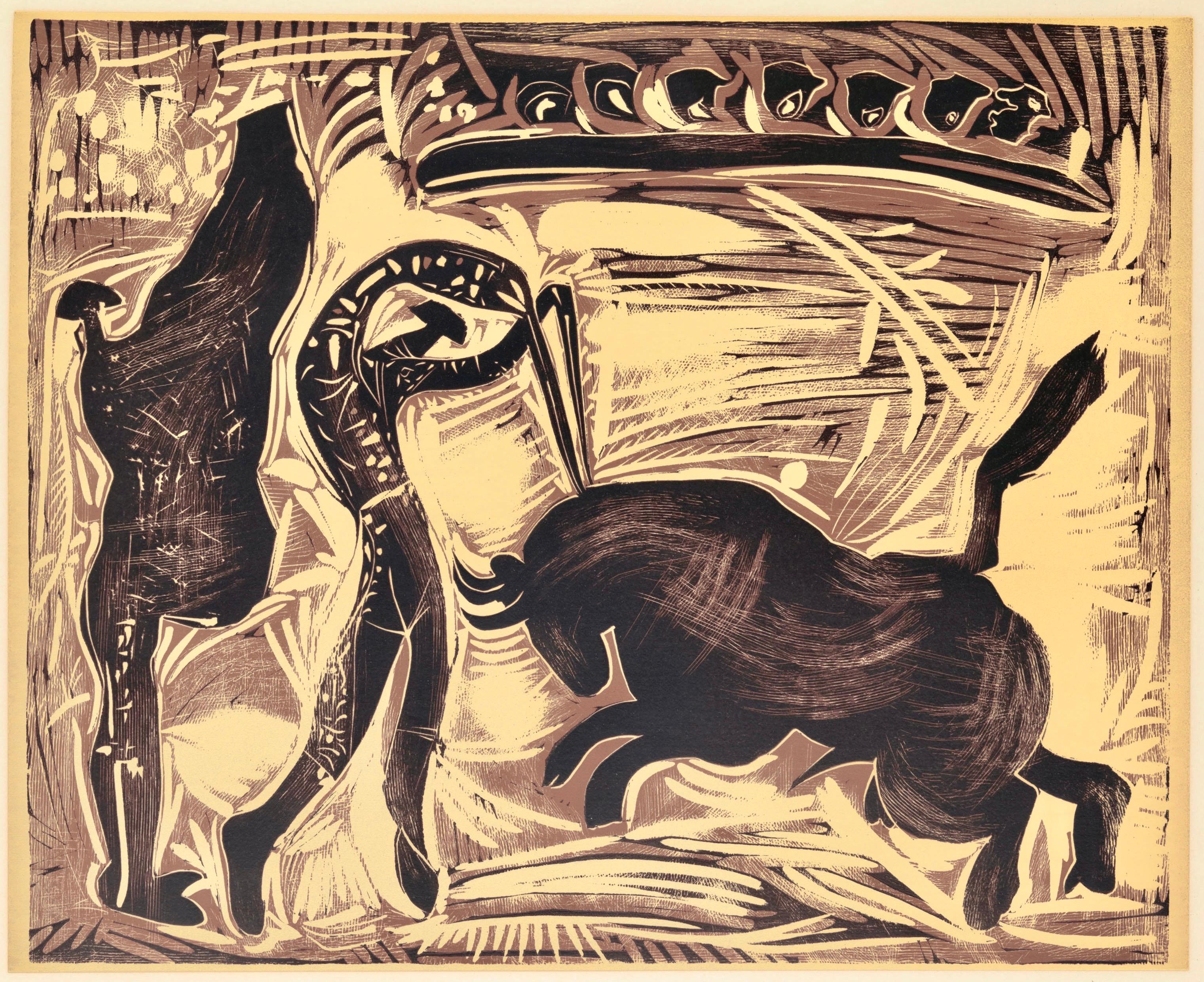 Picasso, Les banderilles (Orozco 214), Grabados al linóleo (d'après)