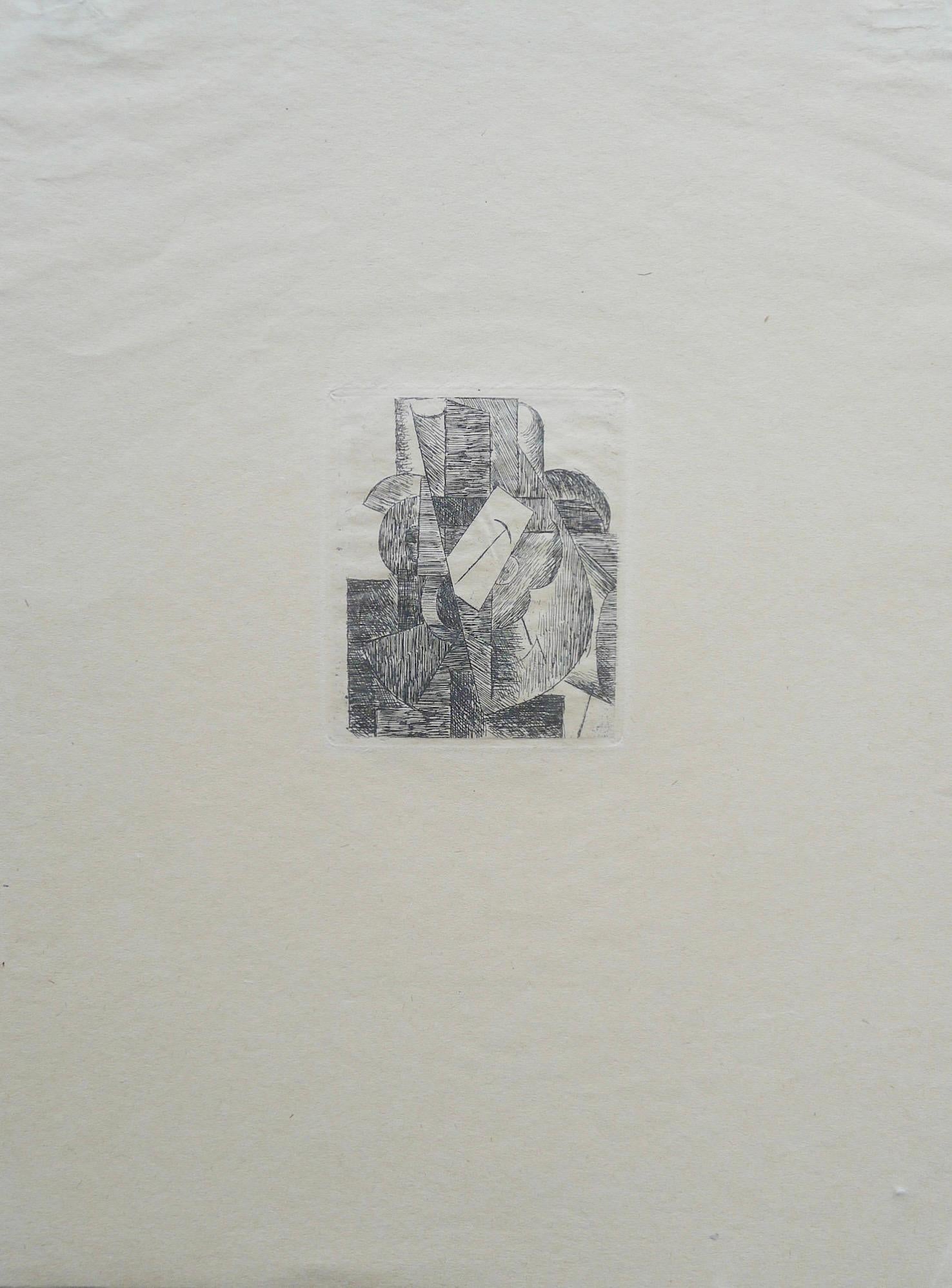Picasso, L'Homme au chapeau (Bloch 29; Baer 42; Cramer 46), Du cubisme (after) For Sale 1