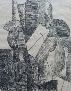 Picasso, L'Homme au chapeau (Bloch 29; Baer 42; Cramer 46), Du cubisme (nach)