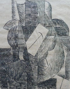 Picasso, L'Homme au chapeau (Bloch 29; Baer 42; Cramer 46), Du cubisme (después)