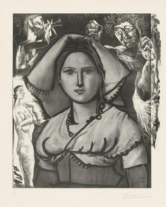 Picasso L'Italienne (d'après le tableau de Victor Orsel) (Bloch 740.2)