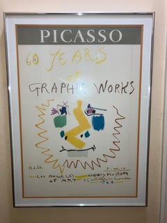 Picasso Lithograph Exhibition Poster