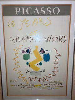 Picasso Lithograph Exhibition Poster