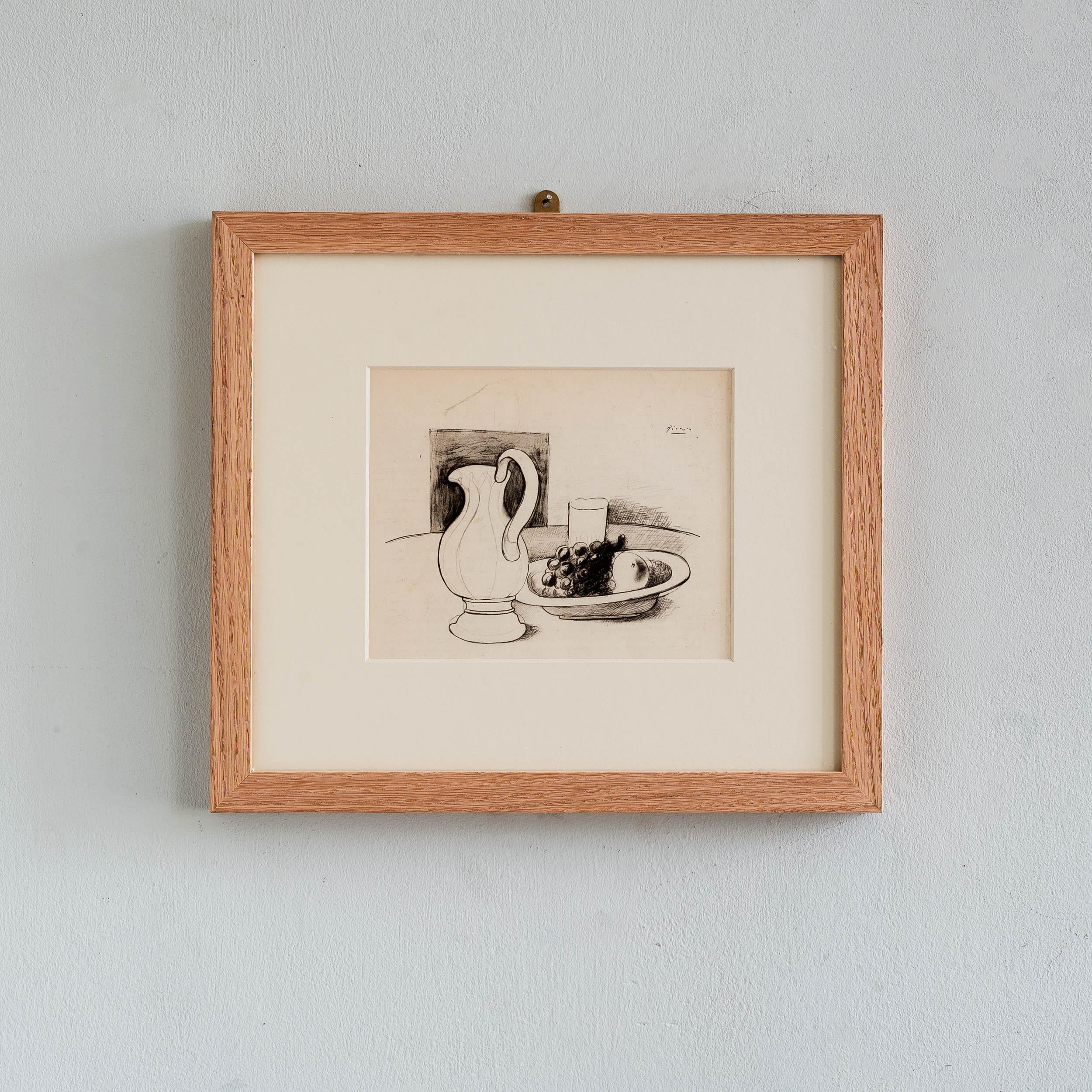 Pablo Picasso Still-Life Print - Picasso, Lithograph Print, 1930  Editions des Chroniques du Jour.