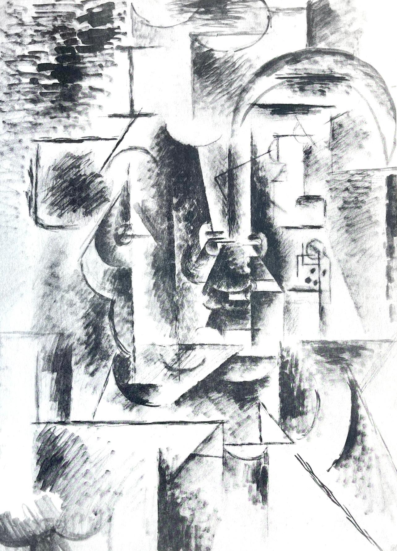 Pablo Picasso Figurative Print - Picasso, Man with Pipe (Orozco 95), Picasso (after)