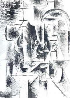 Vintage Picasso, Man with Pipe (Orozco 95), Picasso (after)