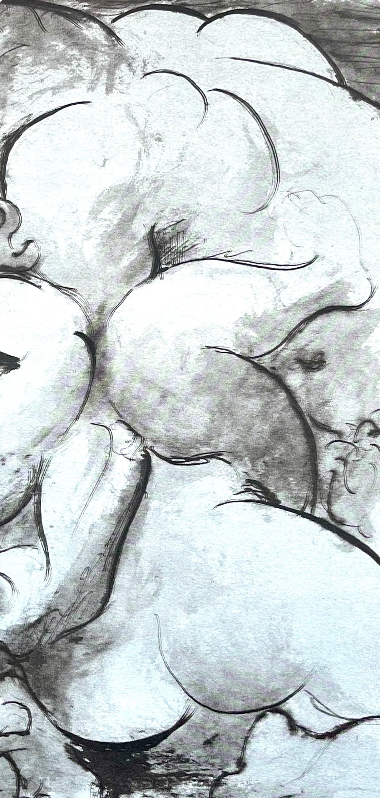 Picasso, Minotaur (Orozco 95), Picasso (after) - Gray Landscape Print by Pablo Picasso