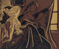 Picasso, Morning: Two Waking Women (Orozco 214), Grabados al linóleo (after)