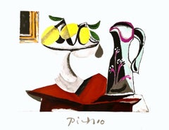 Picasso, Nature Morte au Citron et a la Cruche (after)
