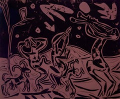 Picasso, Nächtlicher Tanz mit einer Eule, Éditions Cercle d'Art (nach)