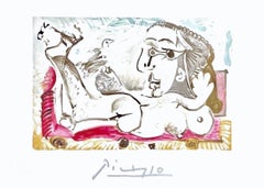 Picasso, Nu Couche Loiseau (après)