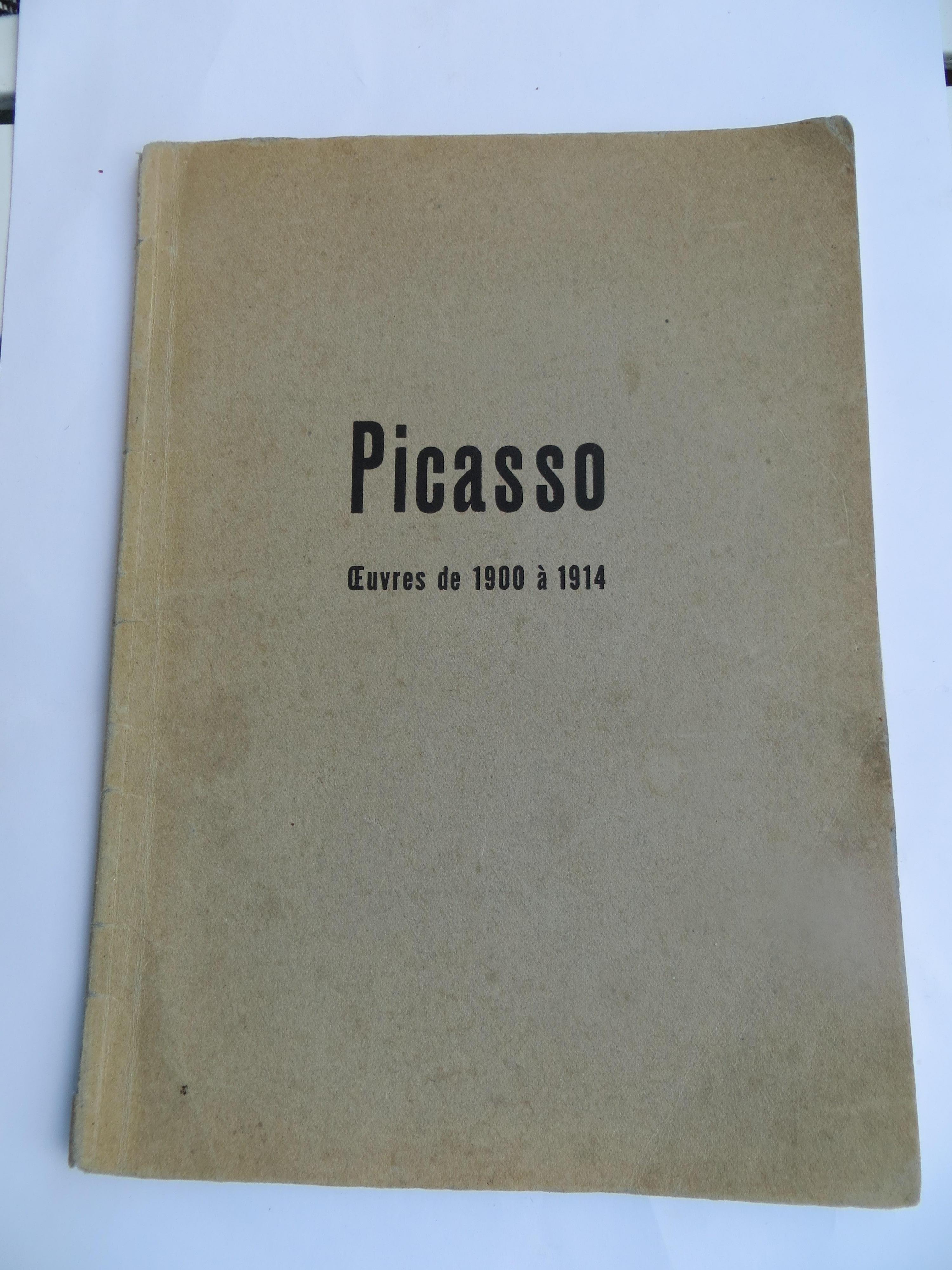 Picasso. Oeuvres de 1900 à 1914. Signature écrite à la main d'Oeuvres de musees - Print de Pablo Picasso