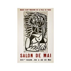 Picasso Pablo	- XIIIeme Salon de Mai 1956  - Original Poster - Exhibition