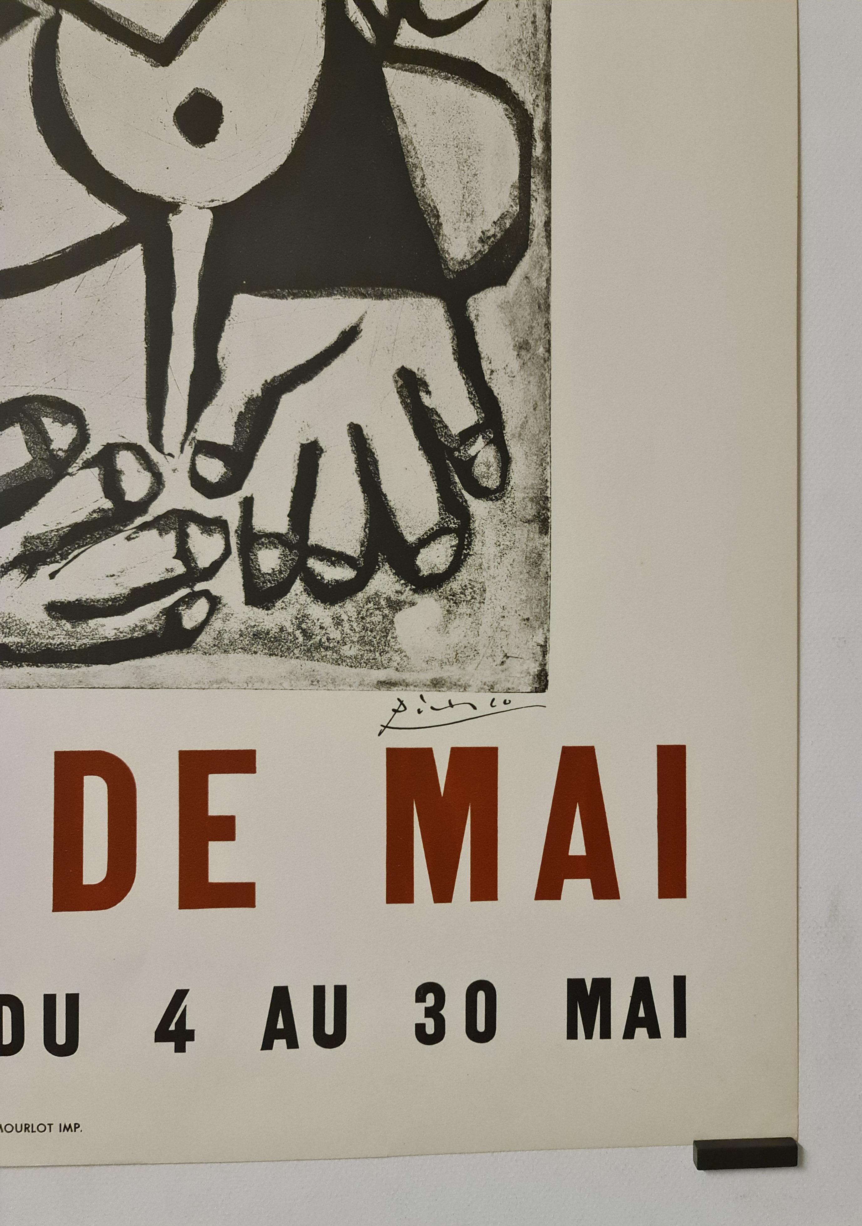 Picasso Pablo	- XIIIeme Salon de Mai 1956  - Poster - Exhibition For Sale 1