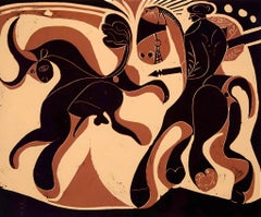 Picasso, Picador und Fliehender Stier, Éditions Cercle d'Art (nach)