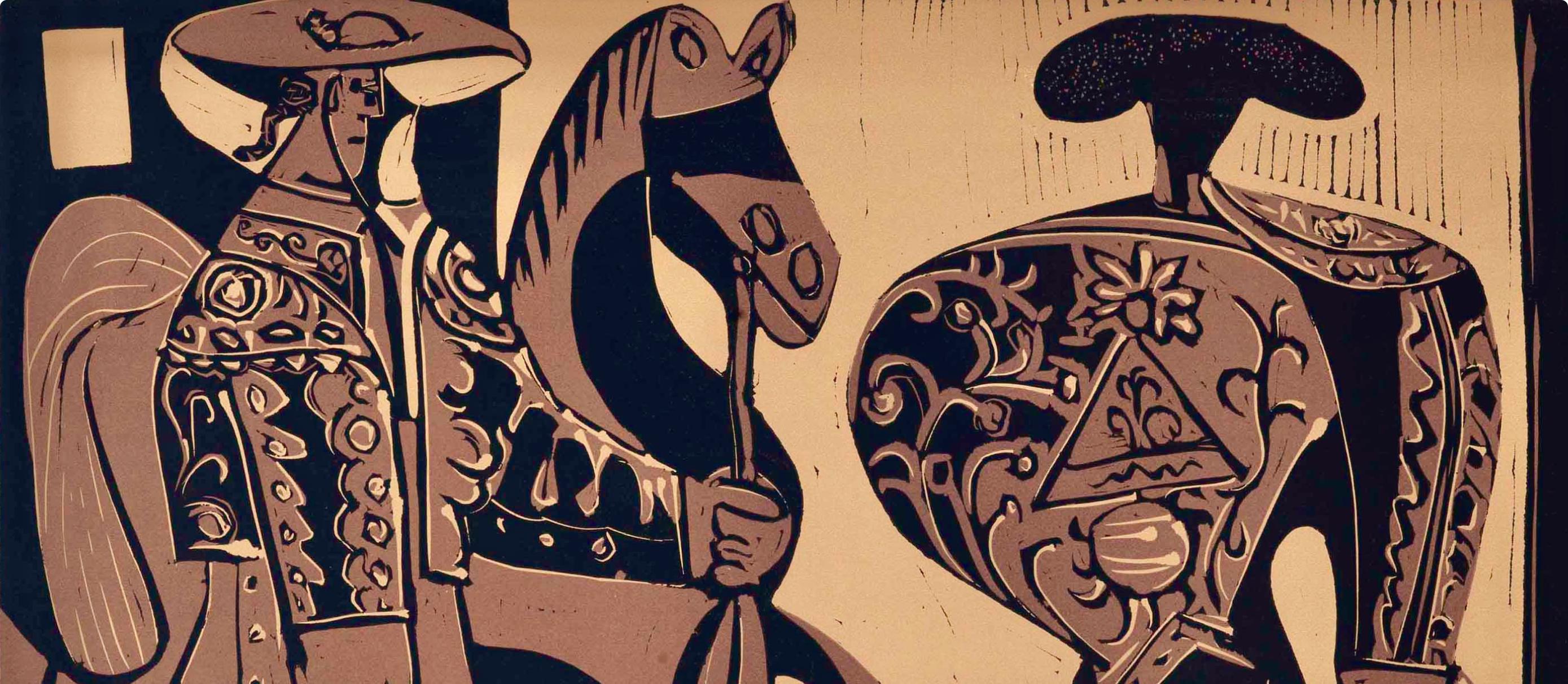 Picasso, Picador et torero (Orozco 214), Grabados al linóleo (after) - Print by Pablo Picasso