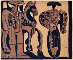 Picasso, Picador et torero (Orozco 214), Grabados al linóleo (after)