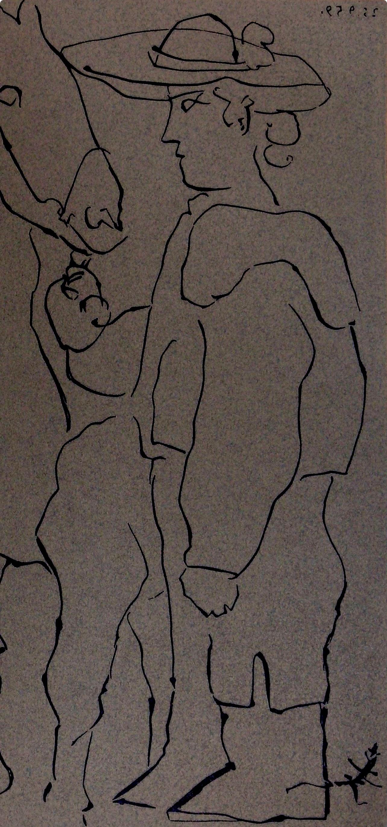 Picasso, Picador, Woman, and Horse, Pablo Picasso-Linogravures (after) For Sale 4