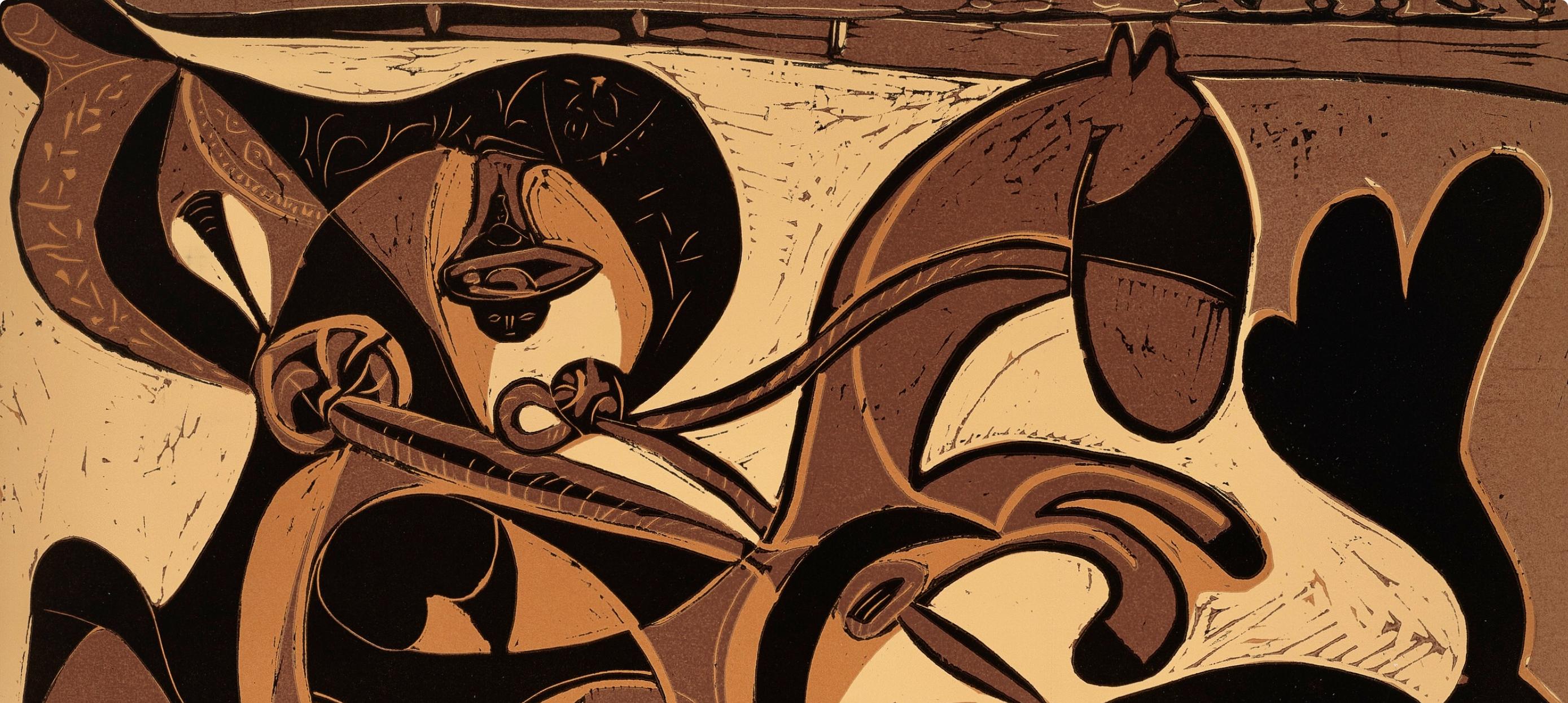 Picasso, Pique (Orozco 214), Grabados al linóleo (after) - Print by Pablo Picasso