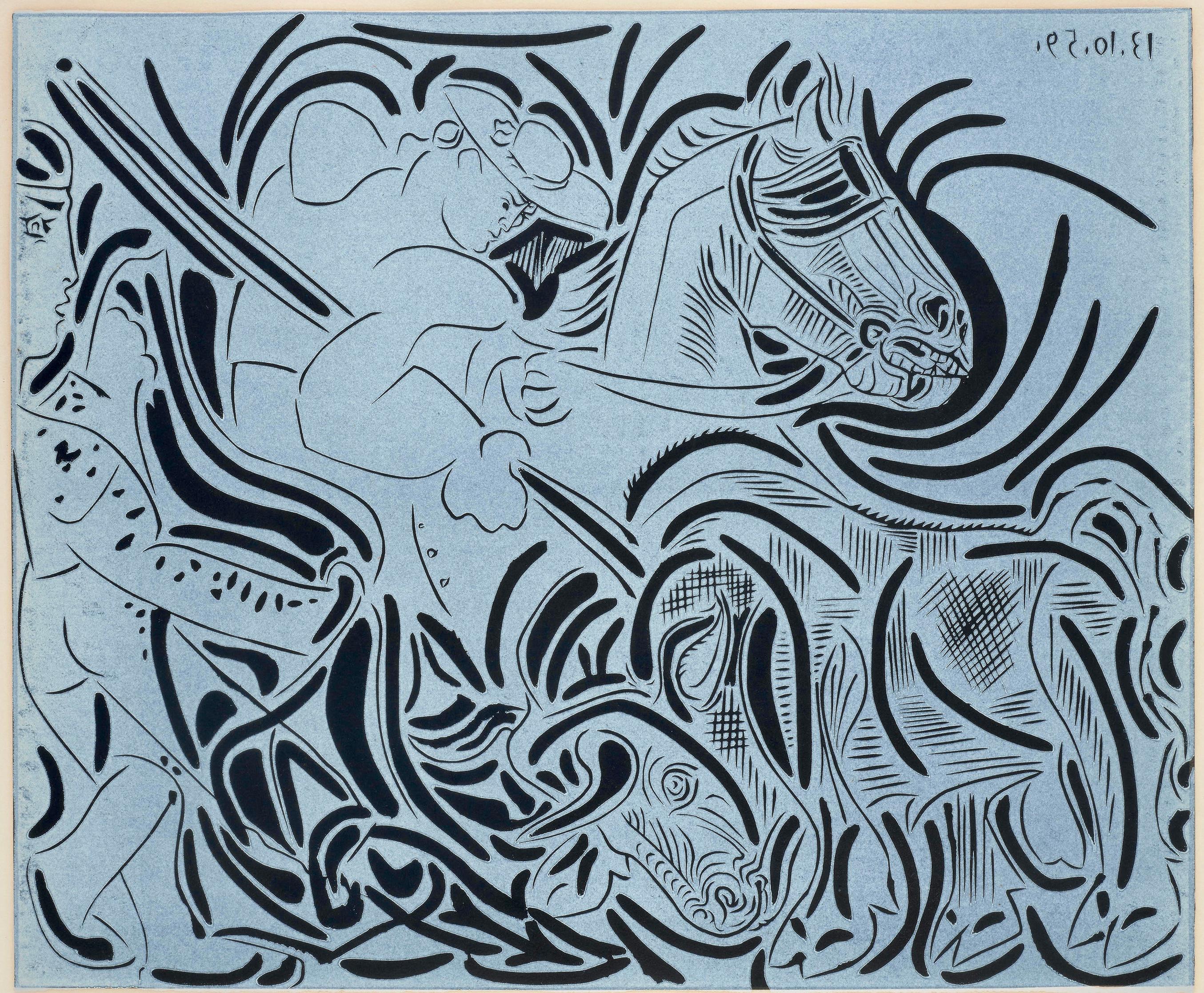 Picasso, Pique (Orozco 214), Grabados al linóleo (d'après)