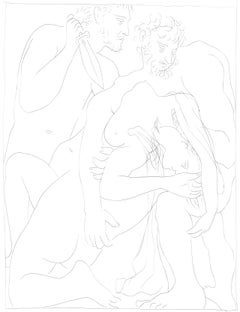 Picasso, Polyxène, fille de Priam, est égorgée, Les Métamorphoses (after)