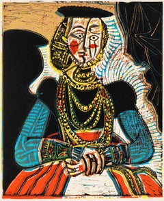 Picasso, Portrait de jeune fille (Orozco 214), Grabados al linóleo (d'après)