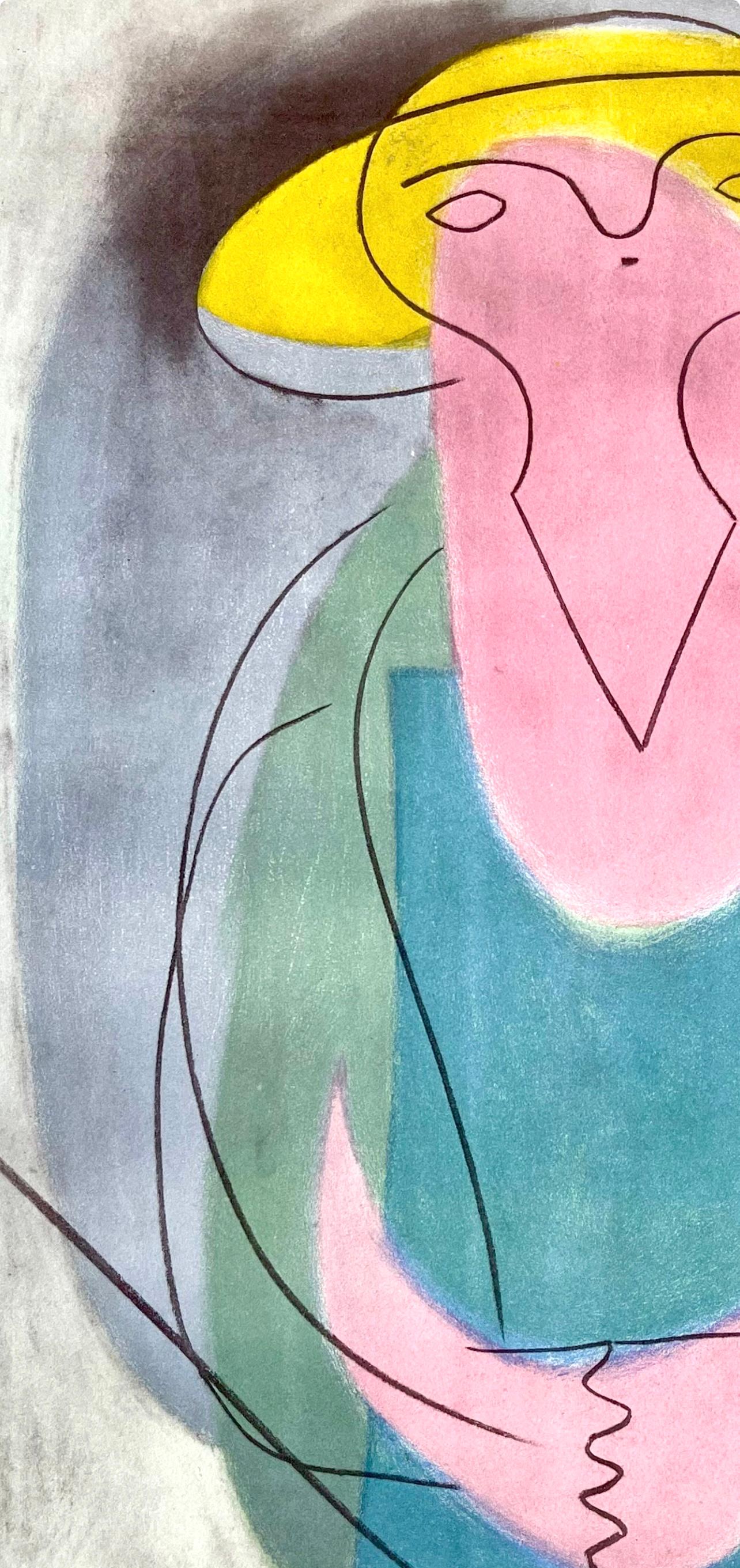 Picasso, Ritratto di signora (Orozco 95), Picasso (dopo) - Print Cubismo di Pablo Picasso