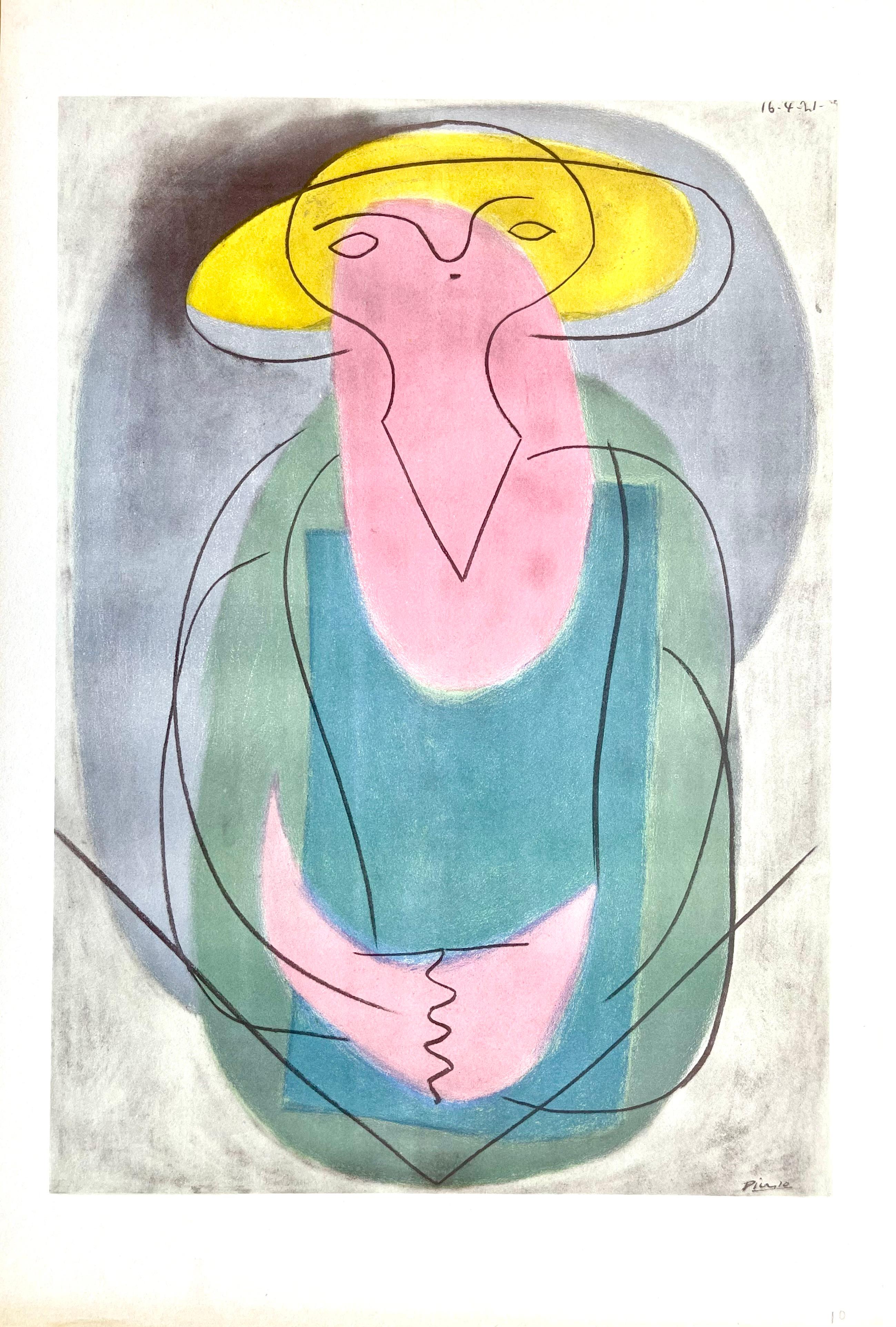 Picasso, Ritratto di signora (Orozco 95), Picasso (dopo) in vendita 1