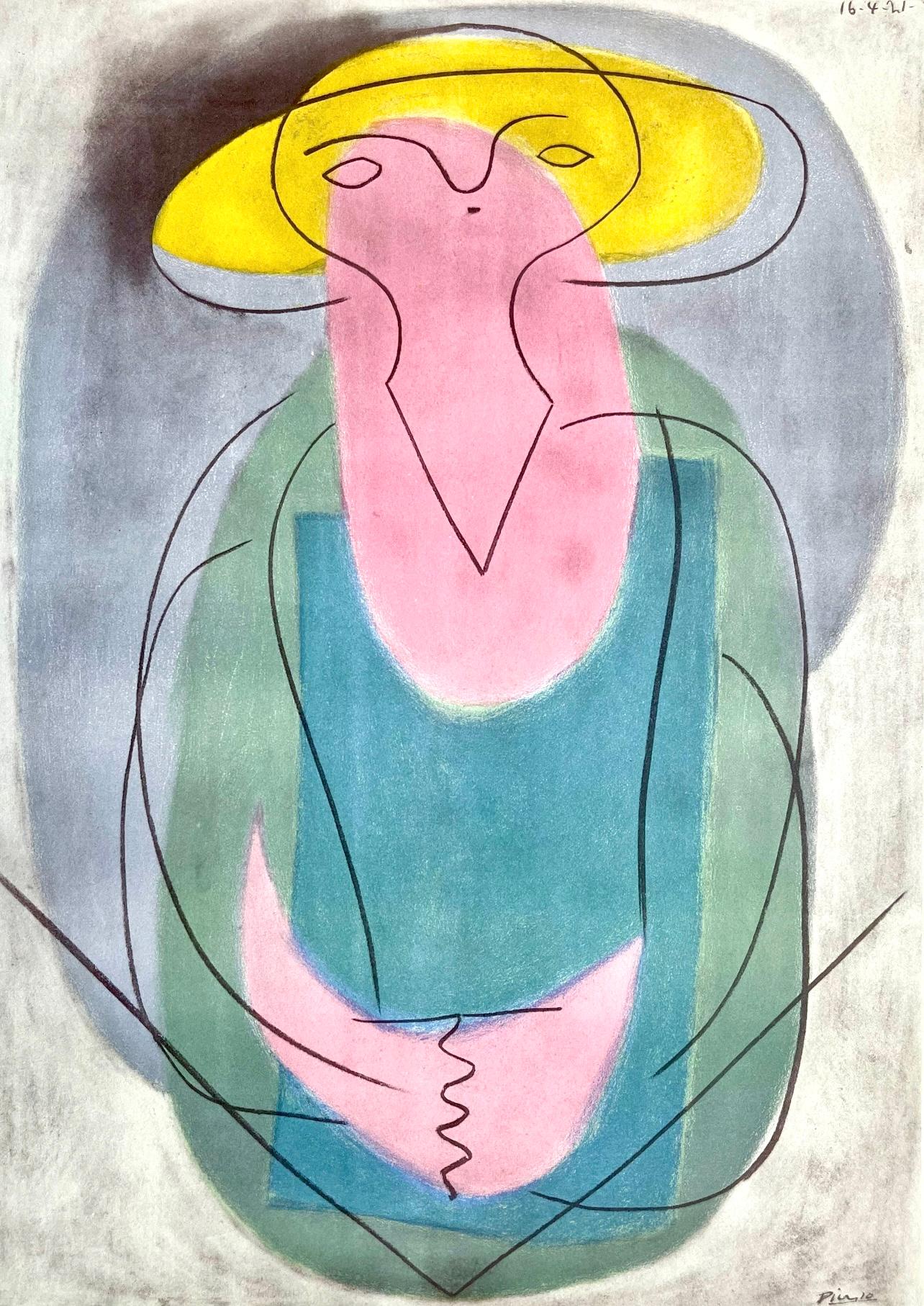 Figurative Print di Pablo Picasso - Picasso, Ritratto di signora (Orozco 95), Picasso (dopo)