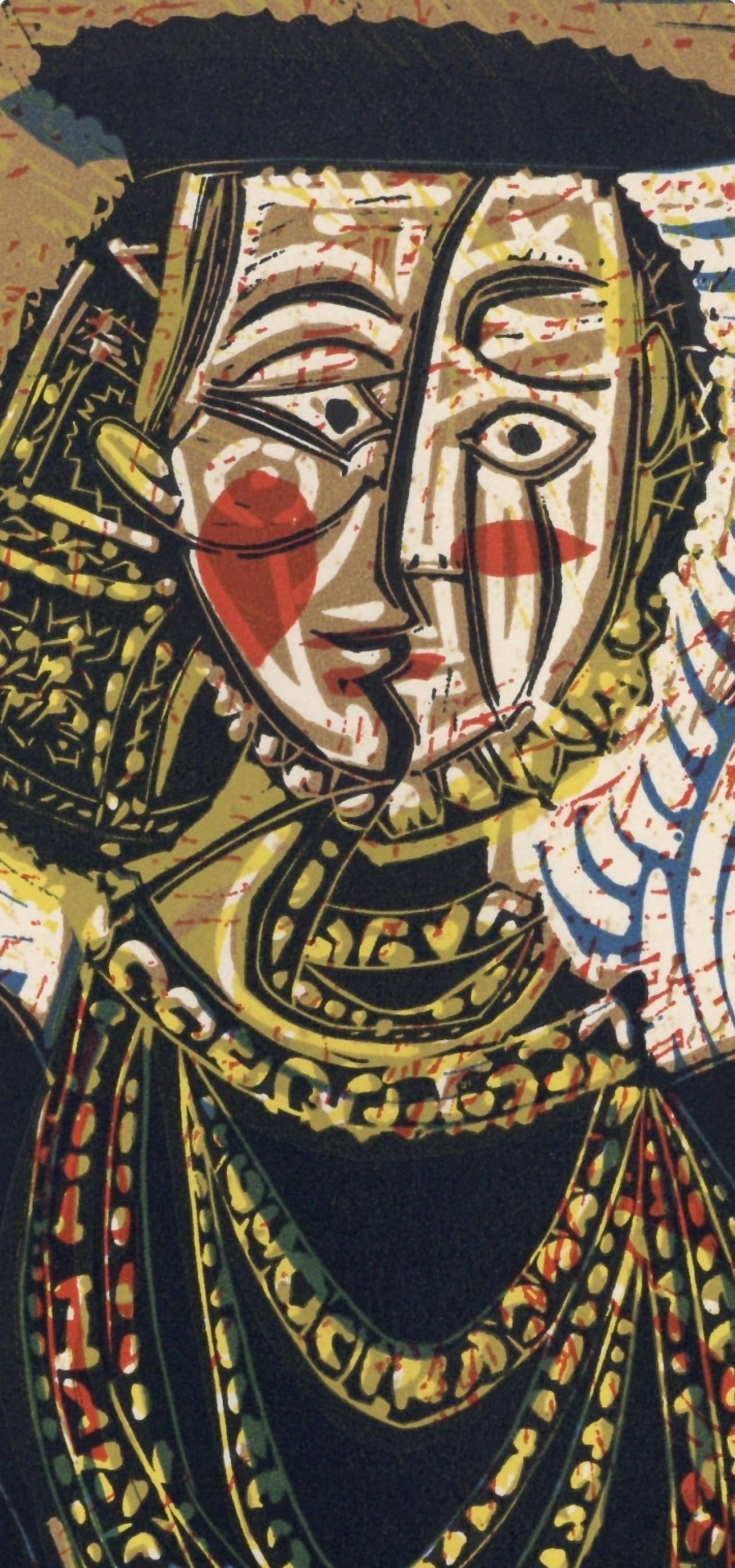 Picasso, Portrait de femme (Orozco 214), Grabados al linóleo (d'après) 2